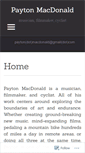 Mobile Screenshot of paytonmacdonald.com