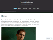 Tablet Screenshot of paytonmacdonald.com